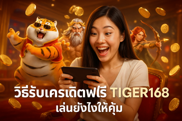 วิธีรับเครดิตฟรี TIGER168 เล่นยังไงให้คุ้ม