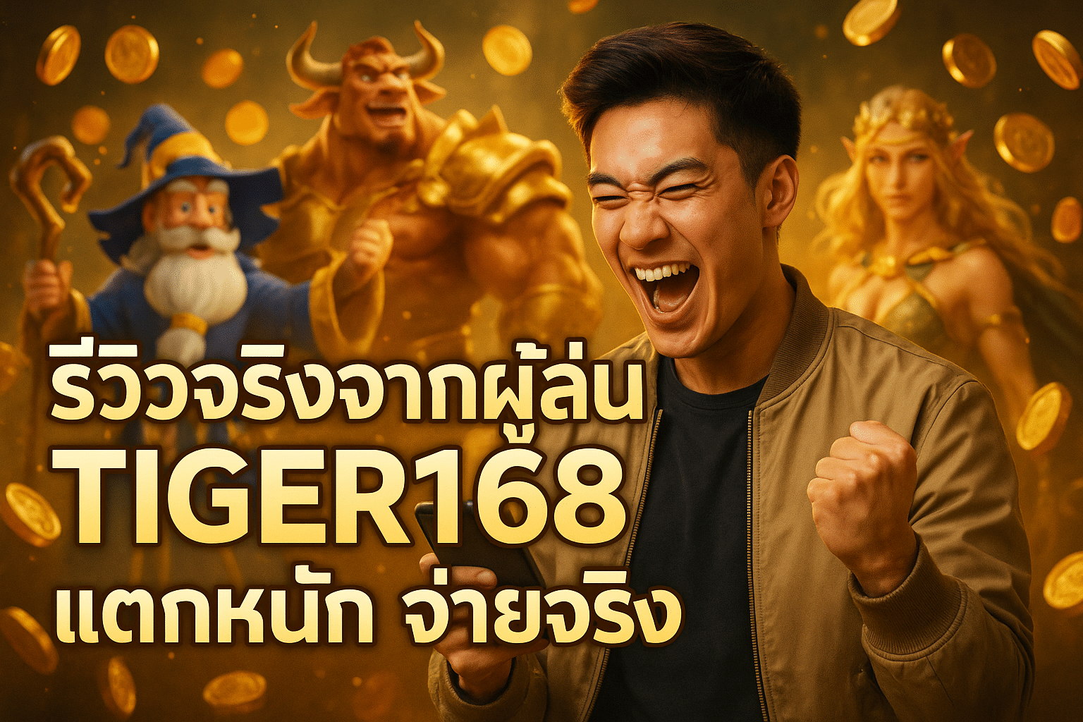 รีวิวจริงจากผู้เล่น TIGER168 แตกหนัก จ่ายจริง