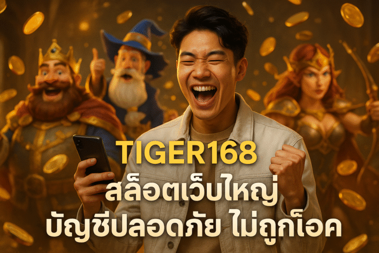 TIGER168 สล็อตเว็บใหญ่ บัญชีปลอดภัย ไม่ถูกล็อค